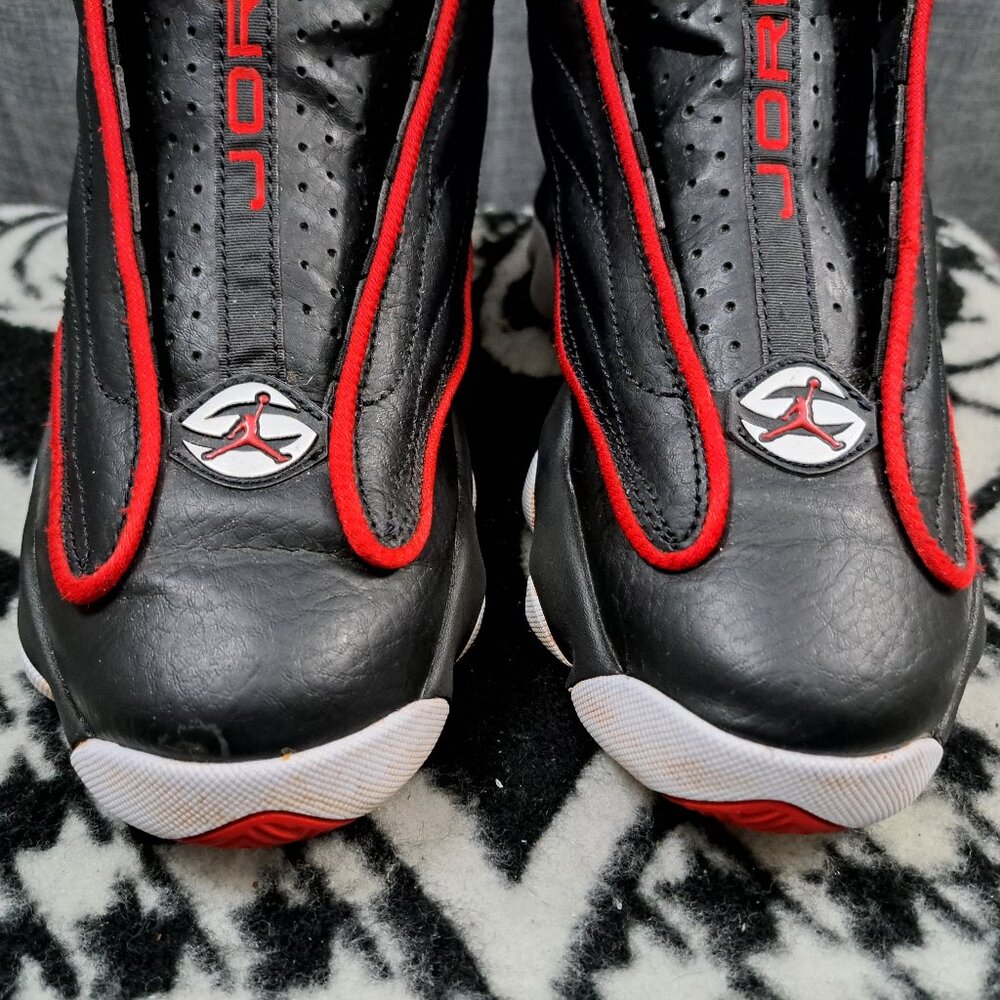 %Nike Air Jordan Pro Strong GS Sneakers 5.5Y Black University Red AJ24 - Picture 11 of 11